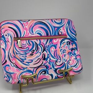 Lilly Pulitzer, catch all pouch. “Flamingoals”